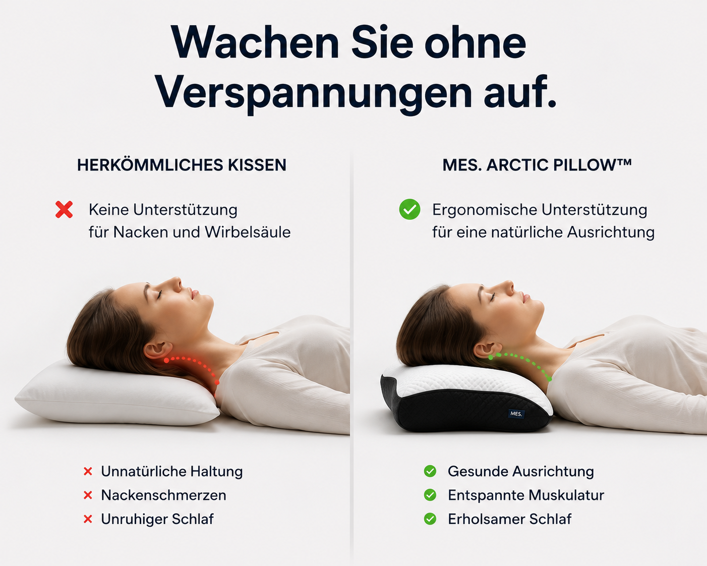 MES. Ergonomic Pillow
