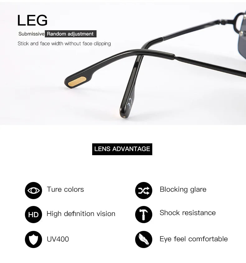Vintage Square Rimless Sunglasses Women 2025 Luxury Brand Designer Popular Small Rectangle Gradient Sun Glasses Fashion Shades