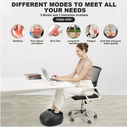 Intelligent Leg Beauty Instrument - Fully Automatic Kneading Foot Massager with Airbag Full Wrap Foot Massage Machine