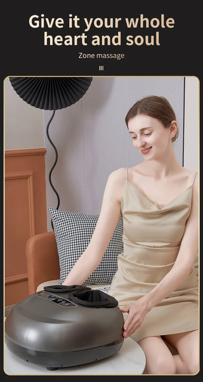 Intelligent Leg Beauty Instrument - Fully Automatic Kneading Foot Massager with Airbag Full Wrap Foot Massage Machine