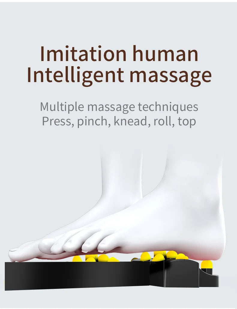Intelligent Leg Beauty Instrument - Fully Automatic Kneading Foot Massager with Airbag Full Wrap Foot Massage Machine