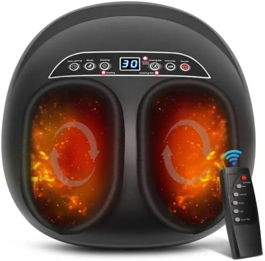 Intelligent Leg Beauty Instrument - Fully Automatic Kneading Foot Massager with Airbag Full Wrap Foot Massage Machine