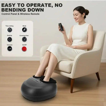 Intelligent Leg Beauty Instrument - Fully Automatic Kneading Foot Massager with Airbag Full Wrap Foot Massage Machine