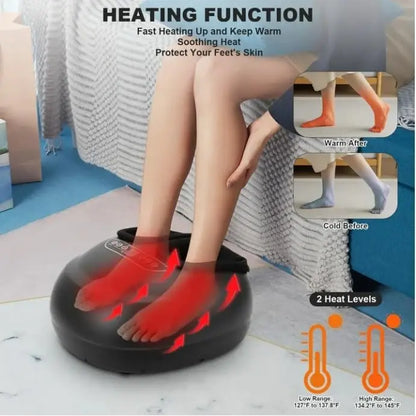 Intelligent Leg Beauty Instrument - Fully Automatic Kneading Foot Massager with Airbag Full Wrap Foot Massage Machine