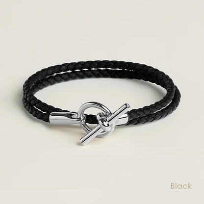 MOONLIGHT Classic Leather Doublelayer Bracelets for Woman High Quality Bracelet Fashion Couple Jewelry Gifts 11 Colors Wholesale