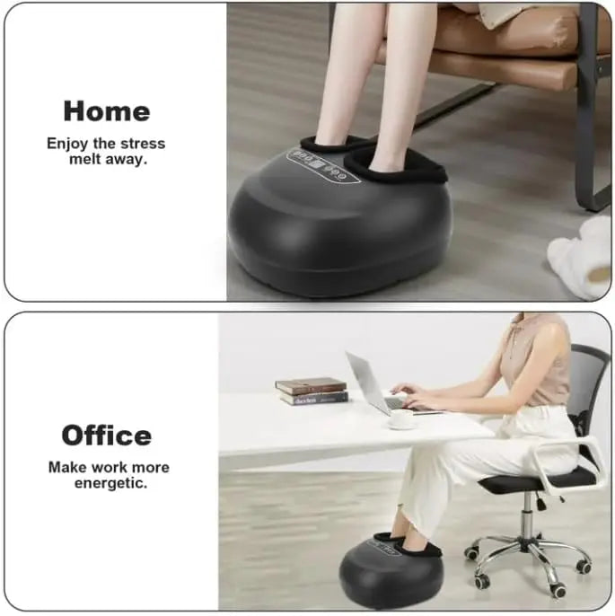 Intelligent Leg Beauty Instrument - Fully Automatic Kneading Foot Massager with Airbag Full Wrap Foot Massage Machine
