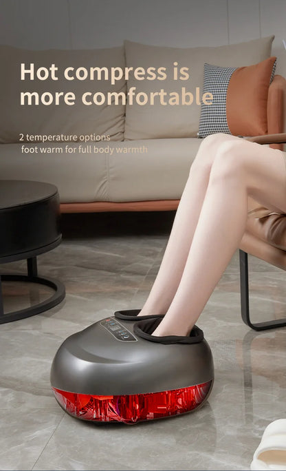 Intelligent Leg Beauty Instrument - Fully Automatic Kneading Foot Massager with Airbag Full Wrap Foot Massage Machine