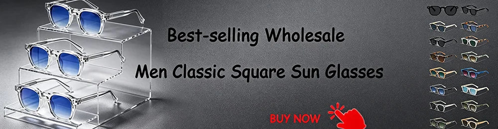 1/2/3 Pcs Wholesale New Square Retro Sunglasses Men Fashion Punk Sun Glasses Women Travel Eyewear Lunette De Soleil Femme UV400