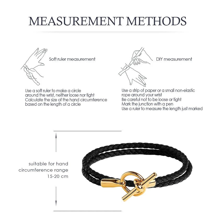 MOONLIGHT Classic Leather Doublelayer Bracelets for Woman High Quality Bracelet Fashion Couple Jewelry Gifts 11 Colors Wholesale