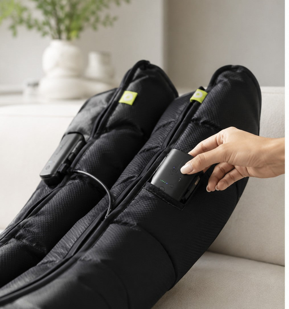 MES. Recovery Boots – im Einsatz auf dem Sofa